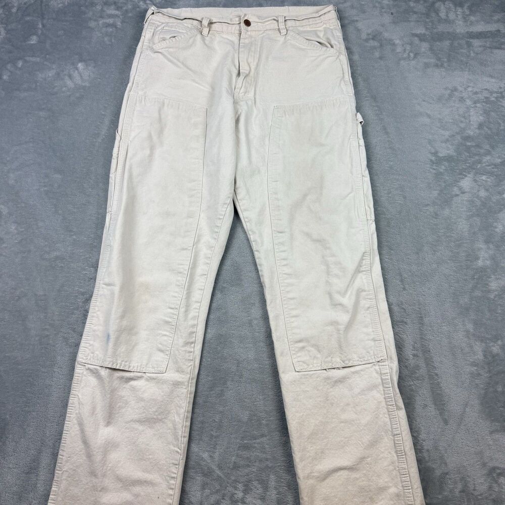Vintage Round House Double Knee Carpenter Pants Mens 34x32 Made in USA
